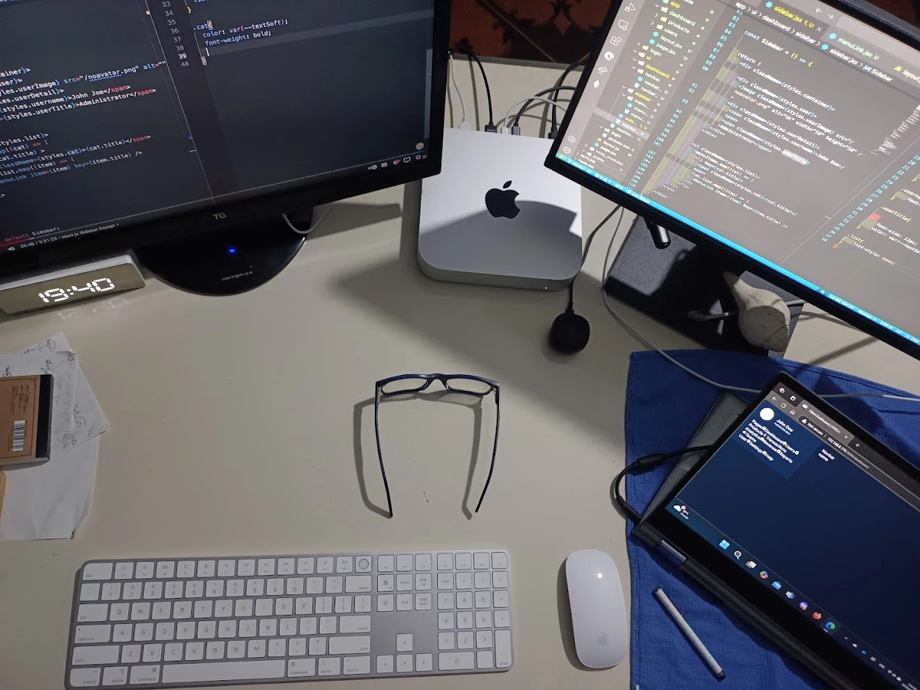 Professional workspace setup